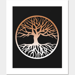 Yggdrasil Tree of Life Pagan Witch As Above So Below Posters and Art